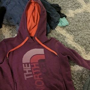 The North Face sweatshirt
